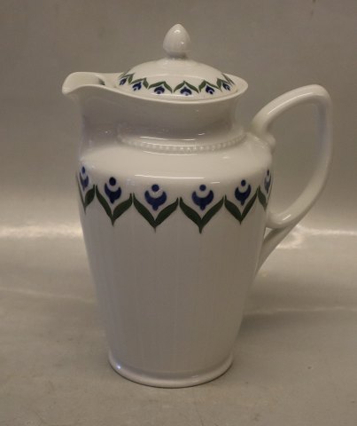 Skønvirke Bing & Grøndahl B&G chokoladekande 22 cm ca 1890-1900