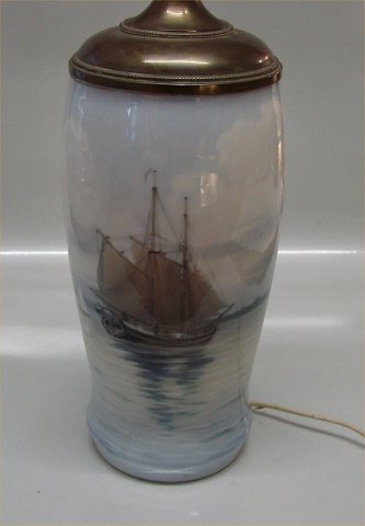 B&G vase - lampefod marinemotiv 28 cm