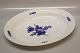 8016-10 Oval dish 34.5 cm Danish Porcelain Blue Flower braided Tableware