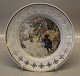 B&G Porcelain Artist Plate Carl Larsson B&G 1980 Carl Larsson plate - Series 4 - 
motif # 4 " Picking aples" Painted 1904, 21,5 cm
