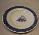 0944-46 Desserttallerkener 15 cm Skibsstellet Aluminia Fajance Trankebar Skibsstellet #46